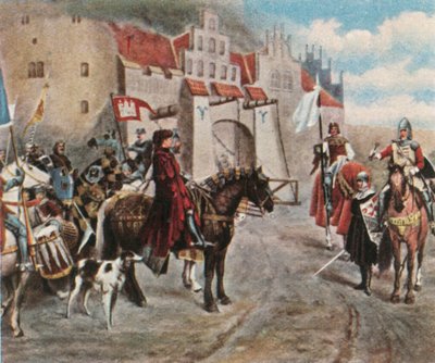 Die Übergabe von Bergedorf, 1420, 1936 von Unbekannt
