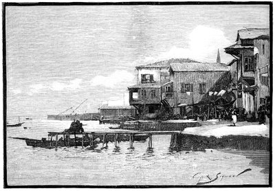 Der Yachthafen, Larnaka, Zypern, 1900 von Unbekannt