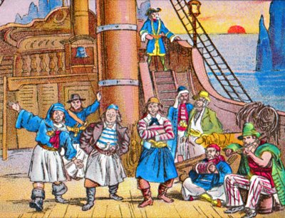 Die Piraten zu Hause, c1905 von Unbekannt
