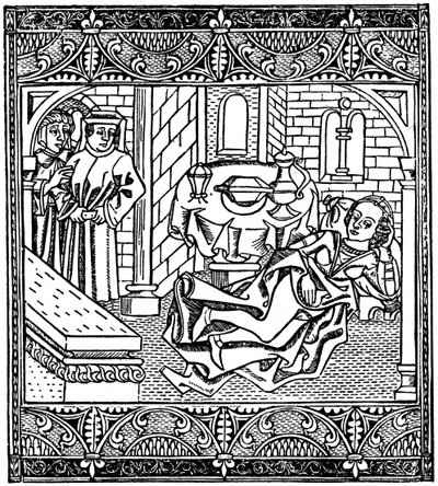Die Frau von Xanthus schläft, 1485 von Unbekannt