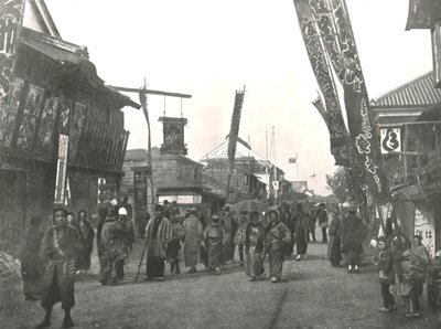 Theaterstraße, Yokohama, Japan, 1895 von Unbekannt