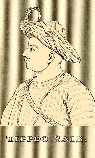 Tippoo Saib, 1750-1799 von Unbekannt
