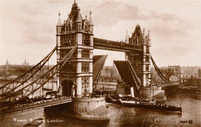 Tower Bridge, London, ca. 1910 von Unbekannt