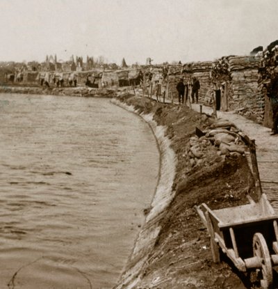 Schützengräben in Nieuwpoort, Flandern, Belgien, ca. 1914-ca. 1918 von Unbekannt