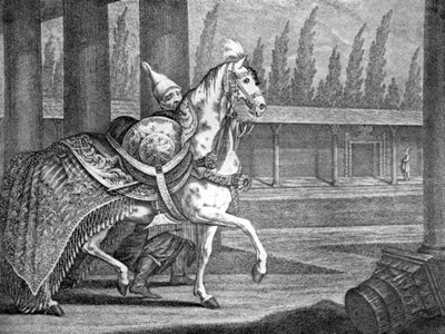 Arabisches Pferd des türkischen Sultans, 1722 1938 von Unbekannt