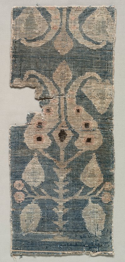 Zweiseitiges Teppichfragment, 1100er Jahre von Unbekannt