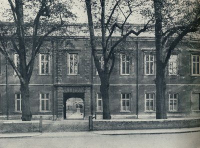 Obere Schule, Blick durch in den Schulhof, 1926 von Unbekannt