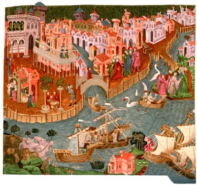 Venedig im Jahr 1338, 1892 von Unbekannt