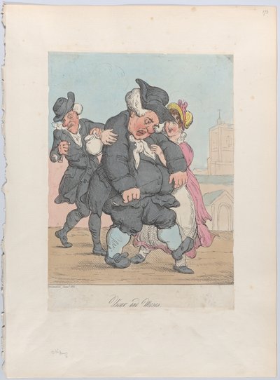 Pfarrer und Moses, 1815 von Unbekannt