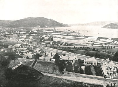 Blick von der Maitland Street, Dunedin, Neuseeland, 1895 von Unbekannt