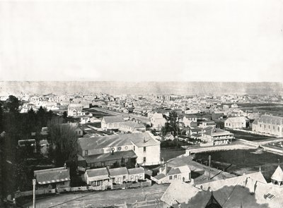 Blick von der Milton Road, Napier, Neuseeland, 1895 von Unbekannt