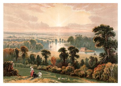 Blick vom Richmond Hill, 1880 von Unbekannt