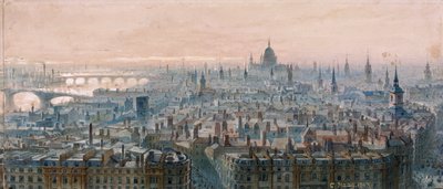 Ansicht von London von Unbekannt
