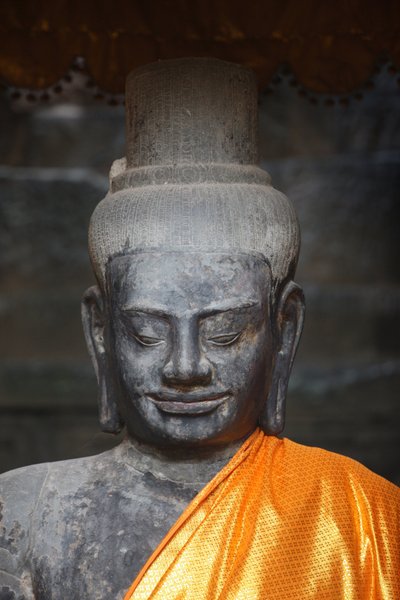 Vishnu-Statue, Angkor Wat, Siem Reap, Kambodscha von Unbekannt