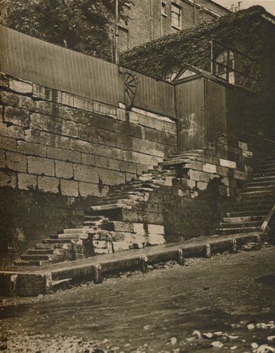 Wapping Old Stairs, wo die Wasserleute arbeiteten, um 1935 von Unbekannt