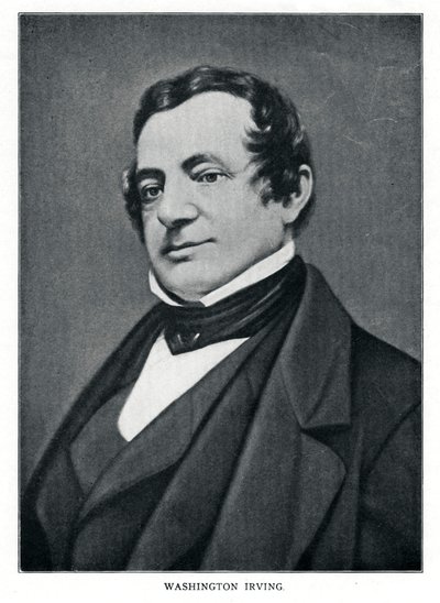Washington Irving, amerikanischer Autor, 20. Jahrhundert von Unbekannt