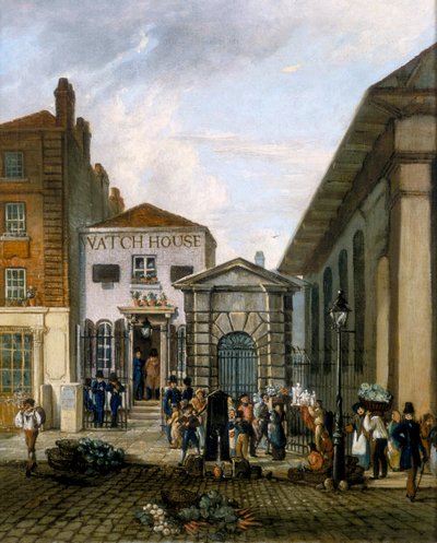 Wachhaus, Covent Garden, ca. 1835 von Unbekannt