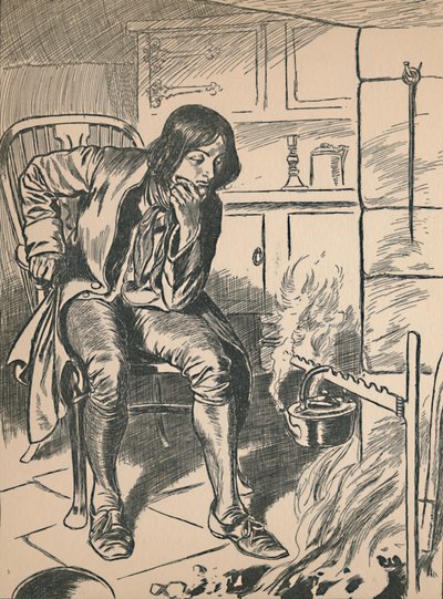 Beobachten des kochenden Kessels, um 1907 von Unbekannt