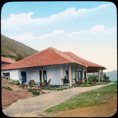 Wesleyanisches Missionshaus, Uva Province, Ceylon von Unbekannt