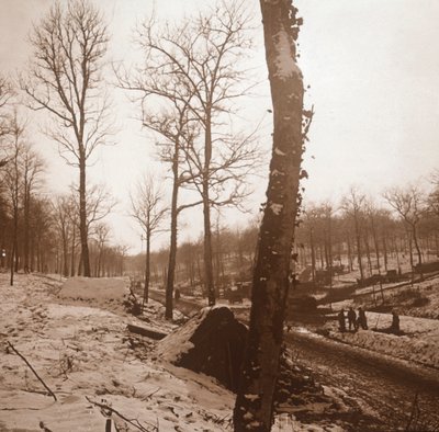 Winter, Genicourt, Nordfrankreich (ca. 1914-ca. 1918) von Unbekannt