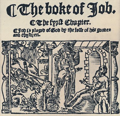 Holzschnitt aus der Großen Bibel, 1539, 1539, 1947 von Unbekannt