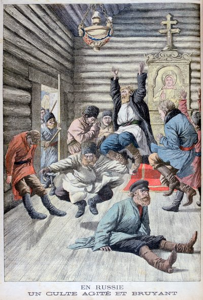 Gottesdienst in Russland, 1903 von Unbekannt