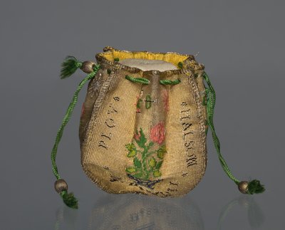 Gewebte Geldbörse, 1700er von Unbekannt