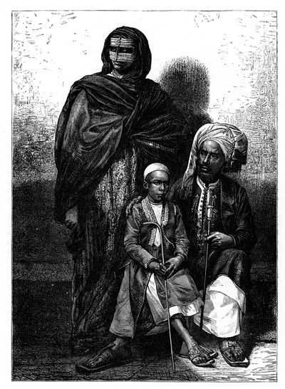 Zanzibar Arabische Familie, um 1890 von Unbekannt