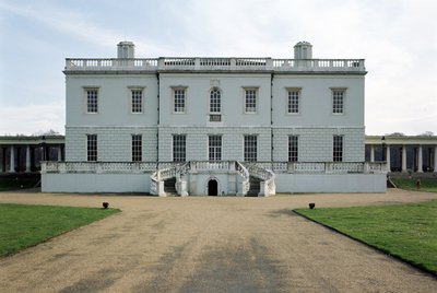 Außenansicht des Queens House, Greenwich, London von Unbekannt Unbekannt