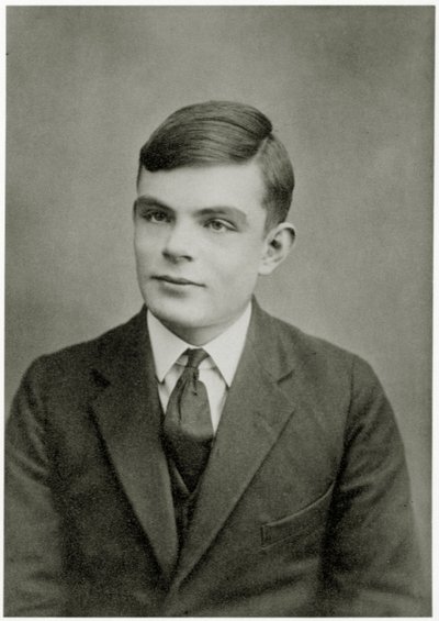 Porträt von Alan Mathison Turing von Unbekannt Unbekannt