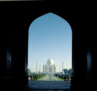 Taj Mahal, Agra, erbaut 1647 von Unbekannt Unbekannt
