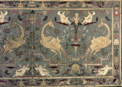 Valance im Renaissance-Design, 17. Jahrhundert (Seide) von Unbekannt Unbekannt