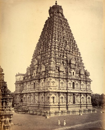 Eine große Pagode in Indien von Unbekannter Künstler