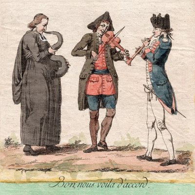 In Ordnung, uns geht es gut, Frankreich, ca. 1789 von Unbekannter Künstler