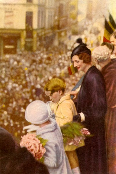 Astrid von Schweden mit ihren Kindern von Unbekannter Künstler