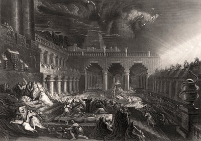 Belshazzars Fest von Unbekannter Künstler