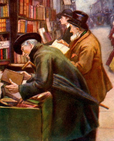 Bücherstand, London von Unbekannter Künstler