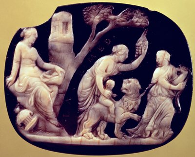 Kamee der Kindheit des Dionysos von Unbekannt