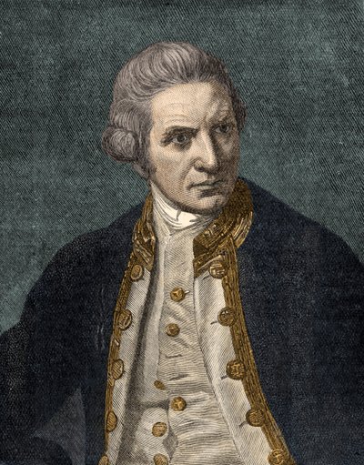 Kapitän James Cook - Porträt von Unbekannter Künstler