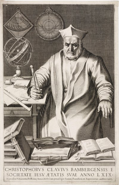 Christopher Clavius, deutscher Jesuitenpriester und Mathematiker von Unbekannt