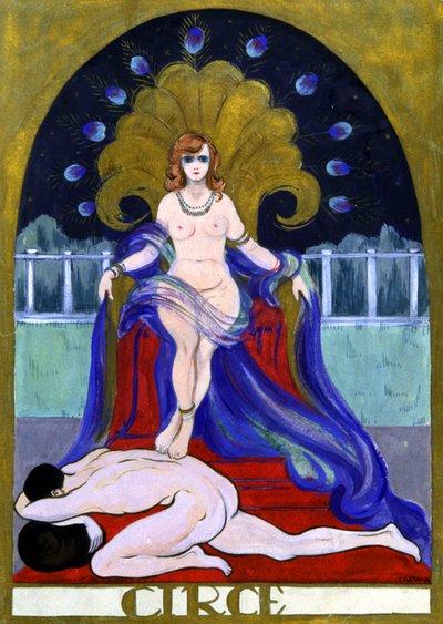 Circe die Zauberin, ca. 1900 (Illustration) von Unbekannter Künstler