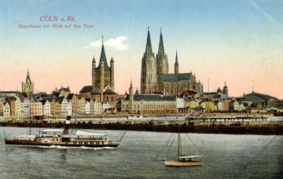 Köln Deutschland Anfang des 20. Jahrhunderts (Postkarte) von Unbekannter Künstler