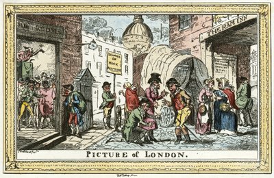 Cruikshank - Bild von London von Unbekannter Künstler