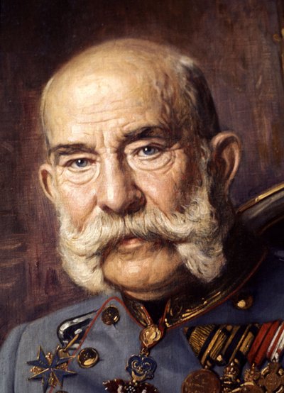 Franz Joseph von Habsburg, ca. 1910 (Illustration) von Unbekannter Künstler