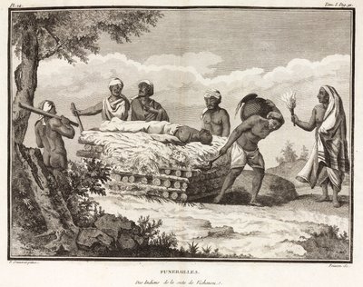 Beerdigung, Indien von Unbekannt