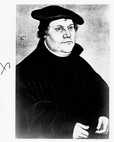 Deutscher Reformator Martin Luther von Unbekannter Künstler