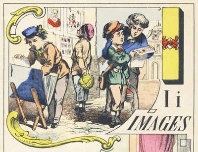 I: images - Spiele Alphabet, ca. 1890 von Unbekannt