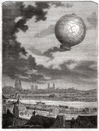 Jean Francois Pilatre de Rozier von Unbekannter Künstler