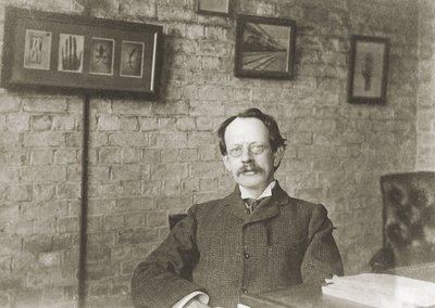 Joseph John Thomson, englischer Physiker, um 1900 von Unbekannter Künstler