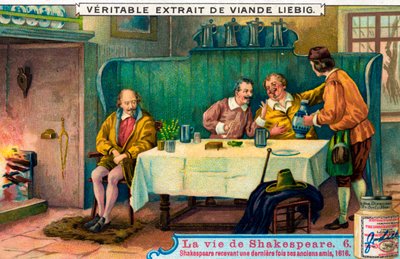 Das Leben von William Shakespeare von Unbekannter Künstler